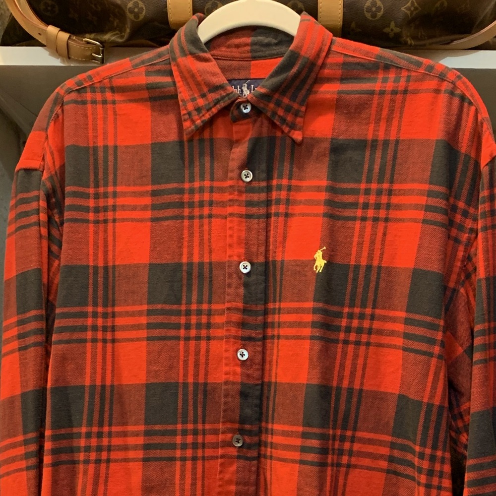 SOLD   Polo Ralph Lauren Flannel Shirt for Women